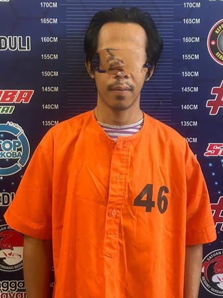 Tersangka warga Pegajahan diciduk di Kampung Tempel Perbaungan.