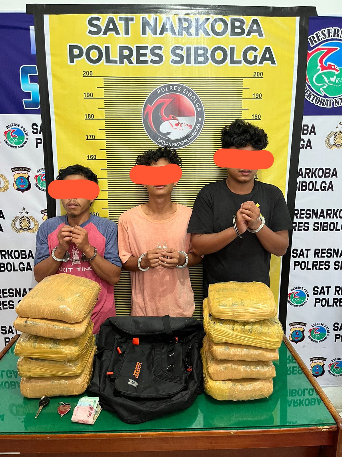 Polres Sibolga Berhasil Gagalkan Peredaran 10 Kg Ganja