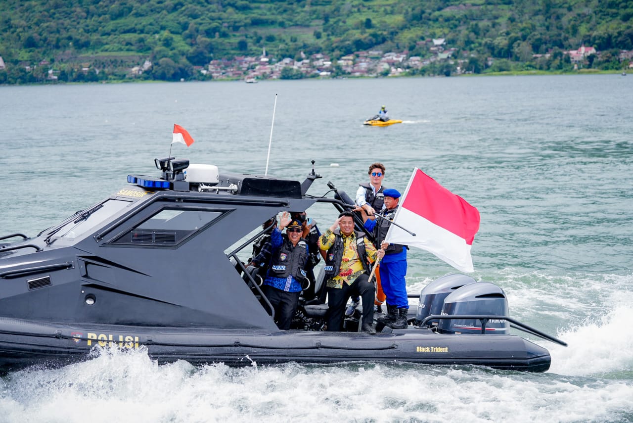 Kapolres Samosir: Pelaksanaan Race Aquabike Jetski, Berjalan Sukses dan Aman