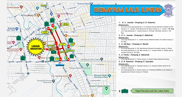 Gebyar Seni Budaya di Istana Maimun Ini Arus Lalin yang Dialihkan