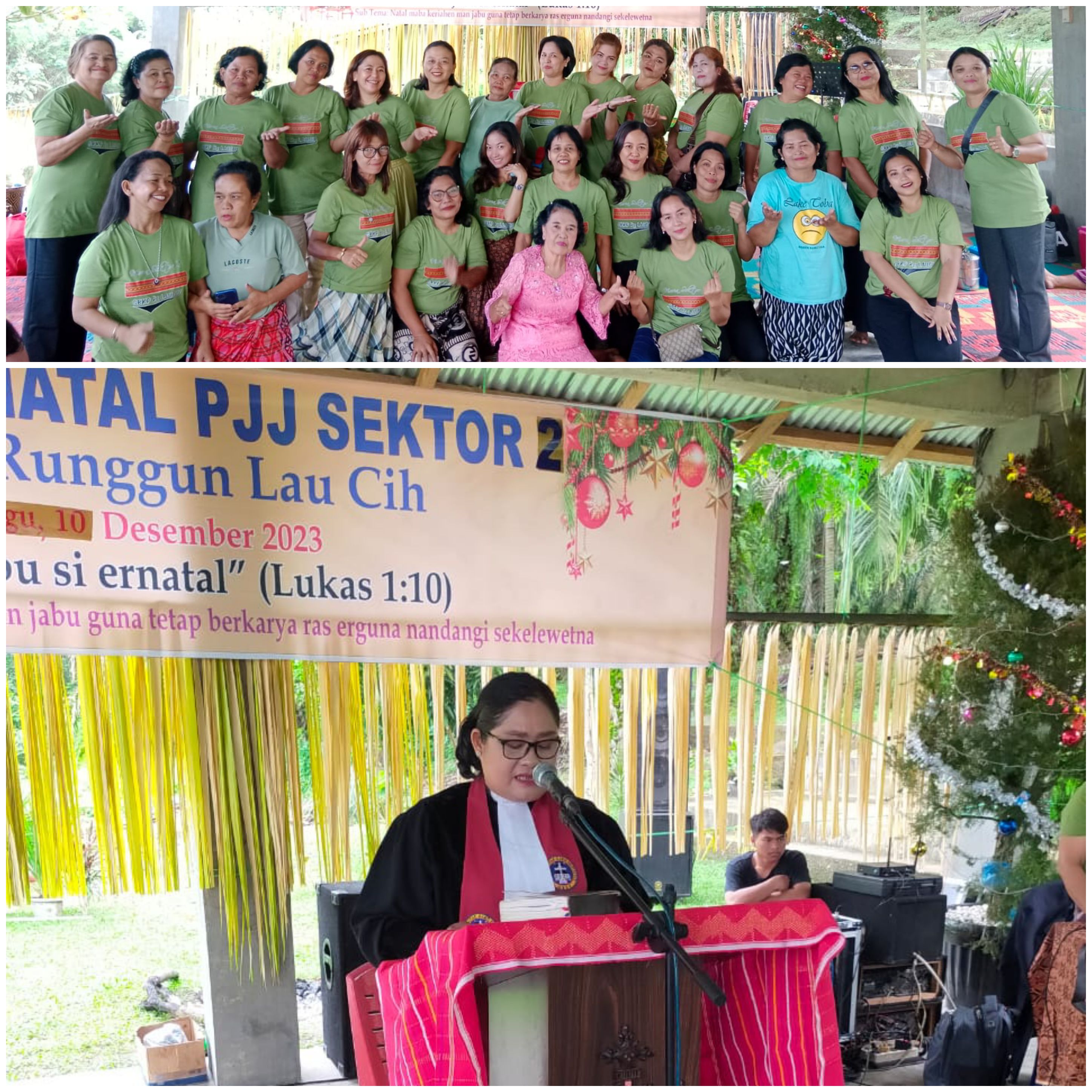 Jamaat Sektor 2 Runggun GBKP Medan Tuntungan Laksanakan Natal