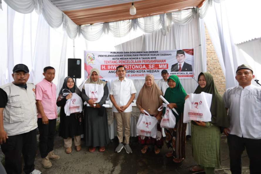 Sosialisasi Perda Pengelolaan Sampah, Ihwan Ritonga Ingatkan Sanksi Denda dan Kurungan