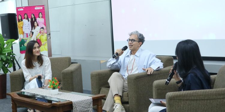 Samanta dan Didiet saling membagikan pengalaman berkarir