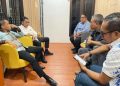 Foto pertemuan Muhammad Makmum, Fakhruddin dan Menteri Bahlil.