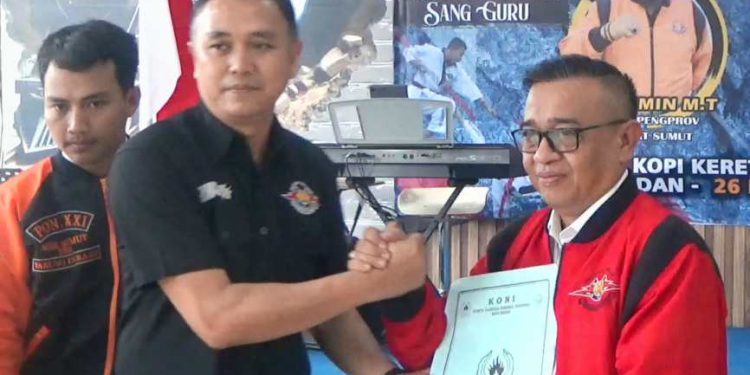 Bobby Oktavianus Zulkarnain terpilih kembali sebagai Ketua Pengurus Kota (Pengkot) Keluarga Olahraga Tarung Derajat (Kodrat) Kota Medan Periode 2025-2029.