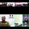 Gubernur Sumatera Utara (Sumut) Bobby Afif Nasution pada kegiatan Sosialiasi dan Edukasi Toba Caldera UNESCO Global Geopark, yang digelar Dinas Kebudayaan Pariwisata dan Ekonomi Kreatif Sumut melalui platform Zoom Meeting, Selasa (3/6/2025). Foto/Diskominfo Sumut