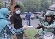 Tingkatkan Kewaspadaan Dampak Kabut Asap, RSU Haji Bagikan Masker Kepada Masyarakat